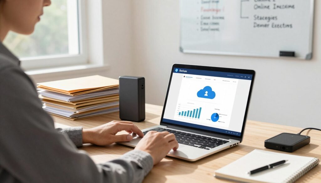 earn money online data backup protection