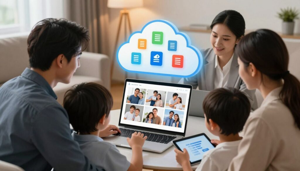 family shared cloud storage plans