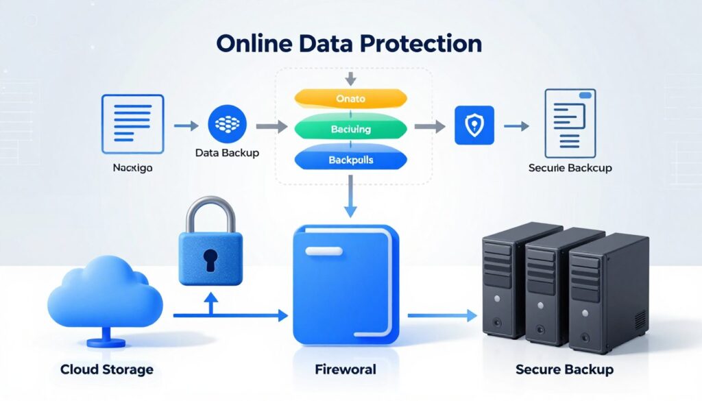 online data protection solutions diagram