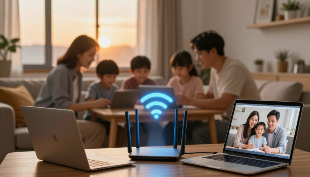 secure home wi-fi network for family data protection secure home wi-fi network for family data protection