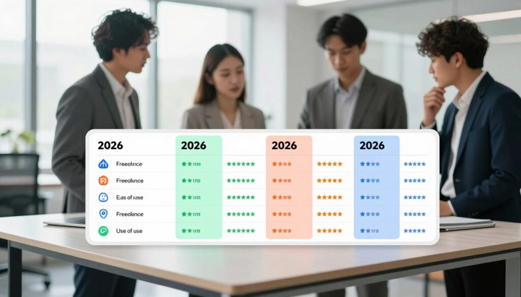 Comparison table for choosing the best websites to make money in 2026