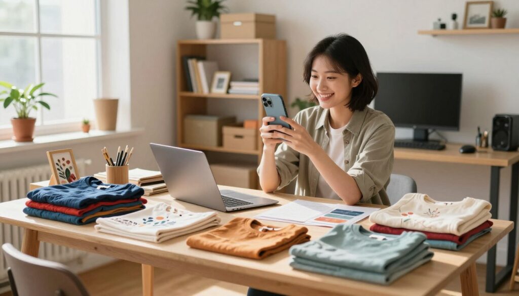 Selling items online for extra money