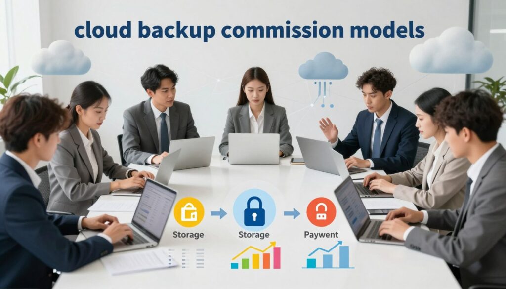 cloud backup commission models